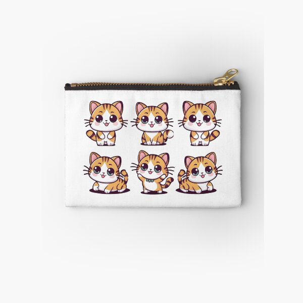 Item preview, Cute Kawaii Cats posing designed and sold by BuxomBabe21.