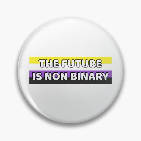 Item preview, The Future Is Non Binary  designed and sold by Inspirationmotivation.