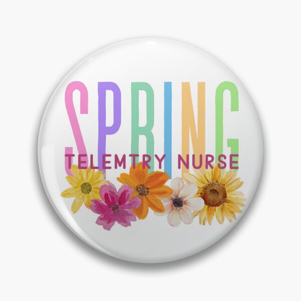 Item preview, Telemetry Nurse (Spring) designed and sold by Whackadoodletee.