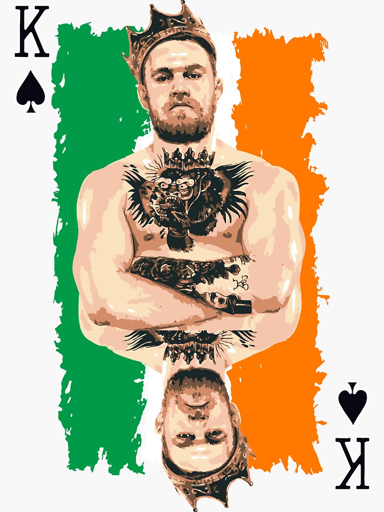 "King Conor McGregor" Sticker By Bibinik | Redbubble