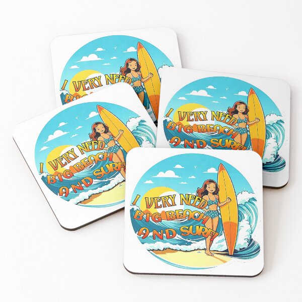 Item preview, I VERY NEED BIG BEACH AND SURF! designed and sold by Giulivo Store Graphic.