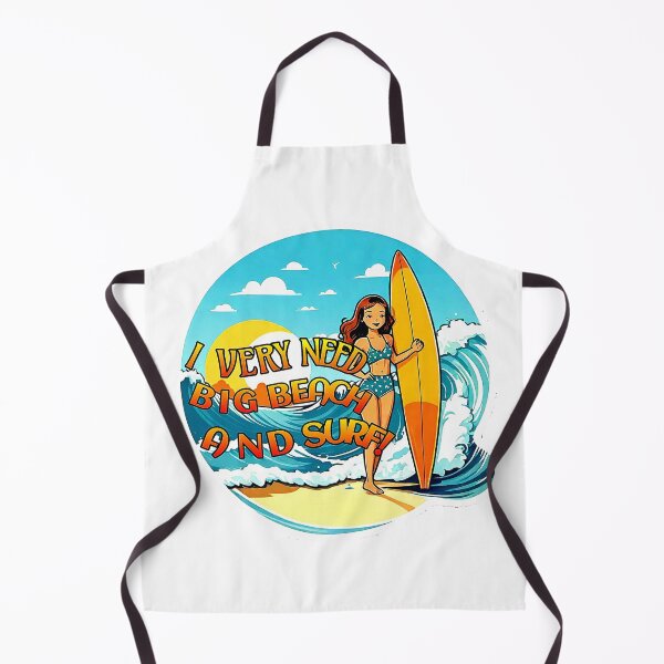 Item preview, I VERY NEED BIG BEACH AND SURF! designed and sold by Giulivo Store Graphic.