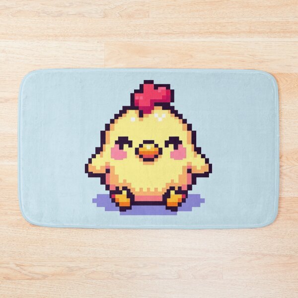 Item preview, Cute Happy Chicken Pixel Art designed and sold by Vibrantpixel47.