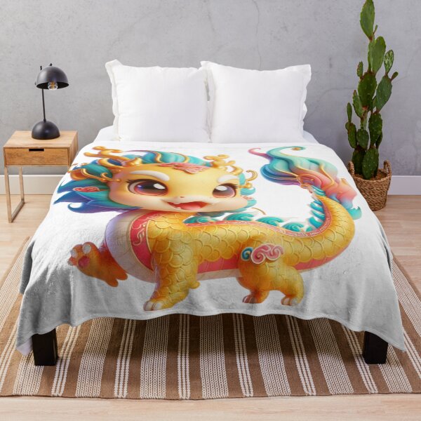 Item preview, Chibi Cute Yellow Chinese Dragon designed and sold by CHIBI_POPZ.
