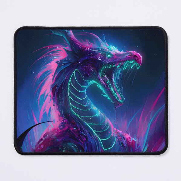 Item preview, Undead neon dragon monster designed and sold by Paul-Place.
