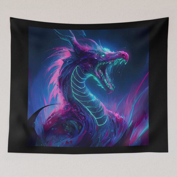 Item preview, Undead neon dragon monster designed and sold by Paul-Place.