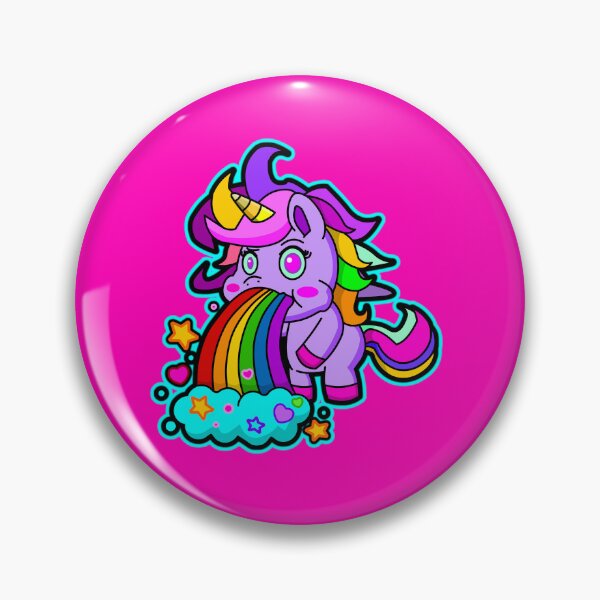 Item preview, Unicorn Vomiting Rainbow designed and sold by fantasmahappy.