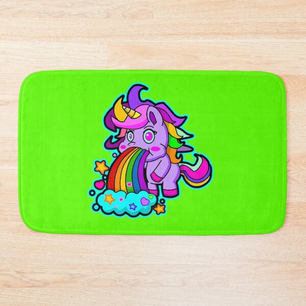 Item preview, Unicorn Vomiting Rainbow designed and sold by fantasmahappy.