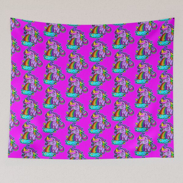 Item preview, Unicorn Vomiting Rainbow designed and sold by fantasmahappy.