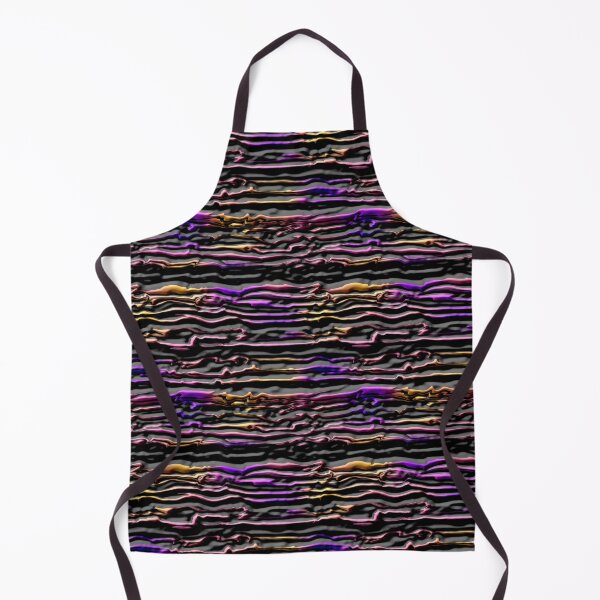 Item preview, Purple and Yellow Ombre Over Black Horizontal Stripe Pattern designed and sold by TheRulerofEarth.