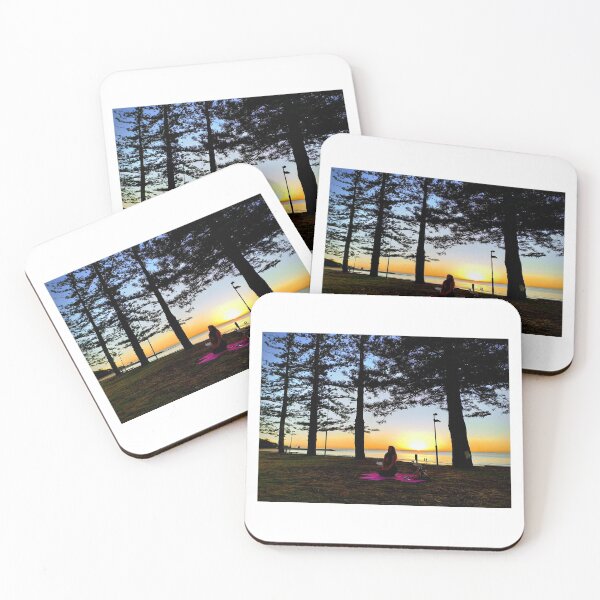Item preview, Sunrise Yoga Suttons beach Redcliffe designed and sold by MonicaArtist.