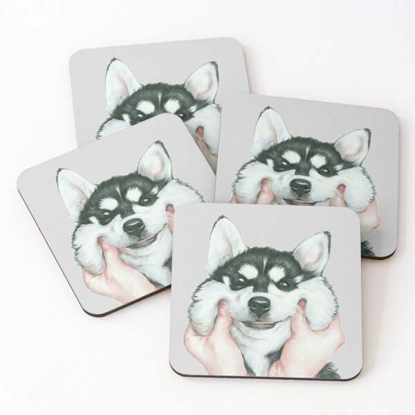 Item preview, Husky - Squeezing face designed and sold by Kappadog.