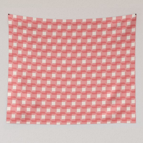 Item preview, Contemporary Chic - Pink Geometric Patterns for Elegant Decor designed and sold by Looming Lines.