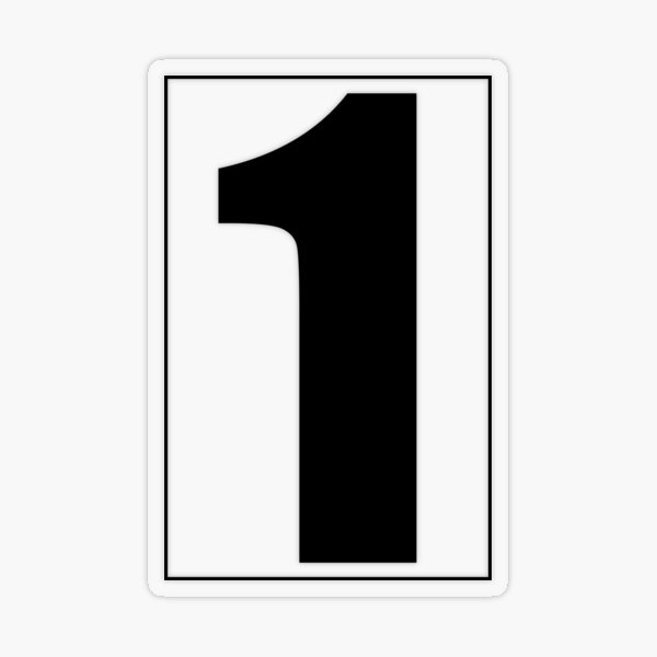 Item preview, The number '1' Mailbox - House Numbers for Mailbox or Letter Box designed and sold by medamrani.