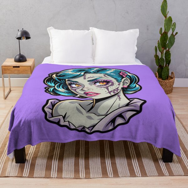 Aperçu de l'œuvre Cute Vintage Anime Zombie Pinup Girl créée et vendue par TheArtOfPat.