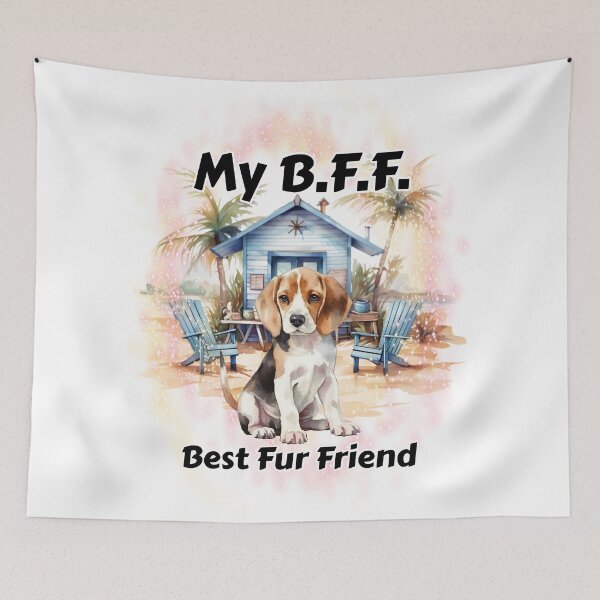 Item preview, Perro - B.F.F. Beagle designed and sold by Karen Wood.