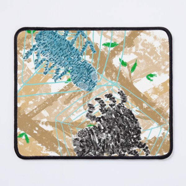 Item preview, Fuzzy Black and Blue Spiders designed and sold by DeLaLife.