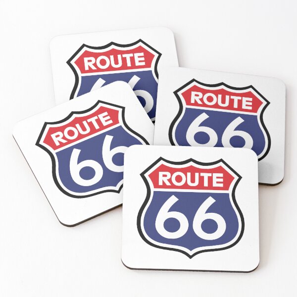Item preview, Route 66 Highway Classic Cars Road Sign Sticker designed and sold by Fallingardor.