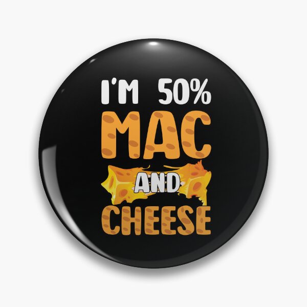 Item preview, Amante divertido de los macarrones con queso Soy 50% macarrones y 50% queso designed and sold by smartrocket.
