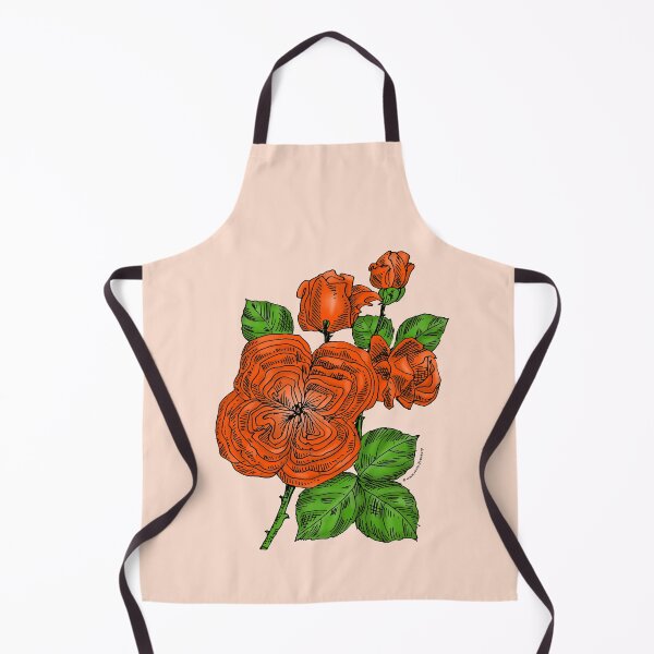 Item preview, Orange Quartered Rose Bloom Full 26-40 Petals In 3+ Rows designed and sold by Rachael Taylor.