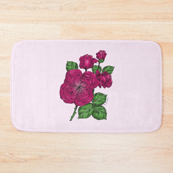 Item preview, Deep Pink Quartered Rose Bloom Full 26-40 Petals In 3+ Rows designed and sold by Rachael Taylor.