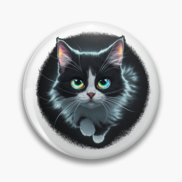 Item preview, AI lindo gato en blanco y negro. designed and sold by JonathanP514.