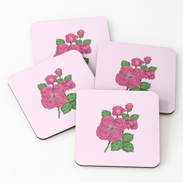 Item preview, Mid Pink Quartered Rose Bloom Full 26-40 Petals In 3+ Rows designed and sold by Rachael Taylor.