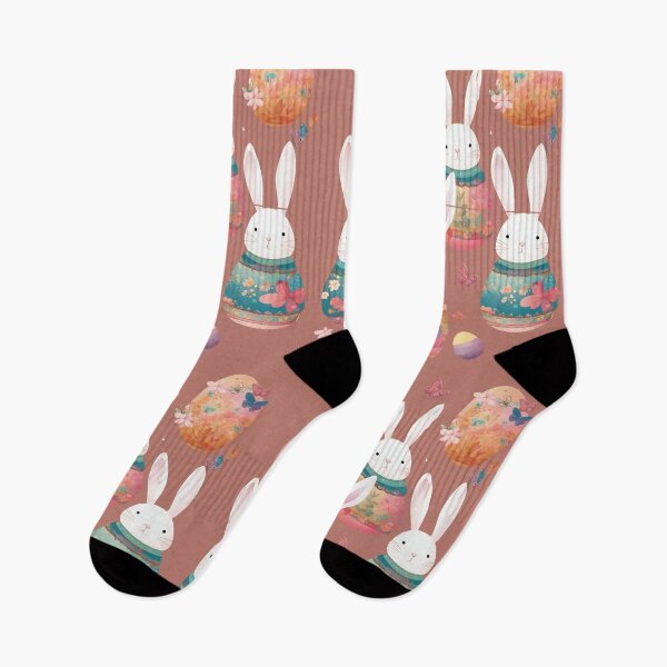 Item preview, Easter rabbit seamless pattern designed and sold by VickyJo111.