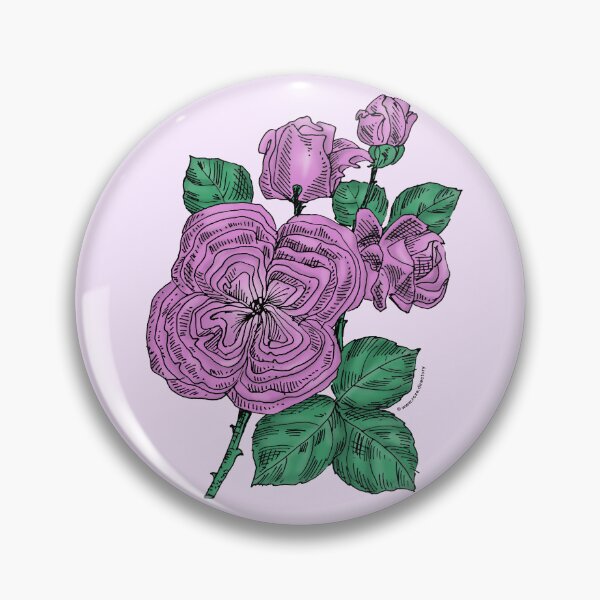 Item preview, Purple Quartered Rose Bloom Full 26-40 Petals In 3+ Rows designed and sold by Rachael Taylor.