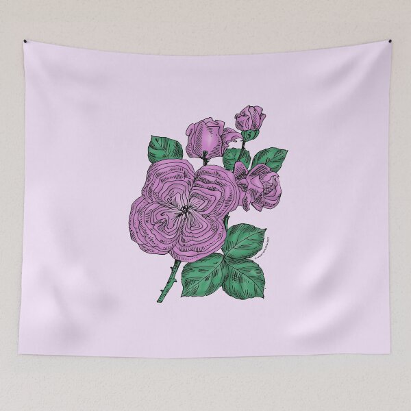 Item preview, Purple Quartered Rose Bloom Full 26-40 Petals In 3+ Rows designed and sold by Rachael Taylor.