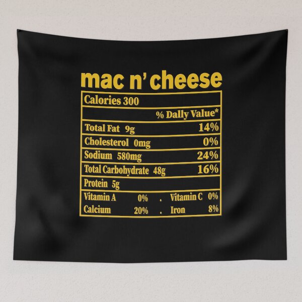 Item preview, Mac and Cheese Nutrition Funny Thanksgiving Mac N' Cheese designed and sold by smartrocket.