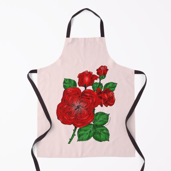 Item preview, Bright Red Quartered Rose Bloom Full 26-40 Petals In 3+ Rows designed and sold by Rachael Taylor.