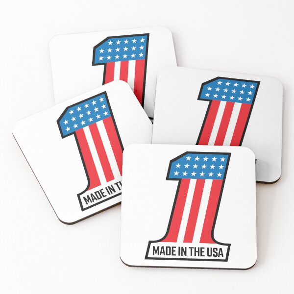 Item preview, Made in the USA #1 American Flag Sticker designed and sold by Fallingardor.