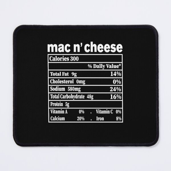 Item preview, Mac and Cheese Nutrition Funny Thanksgiving Mac N' Cheese designed and sold by smartrocket.