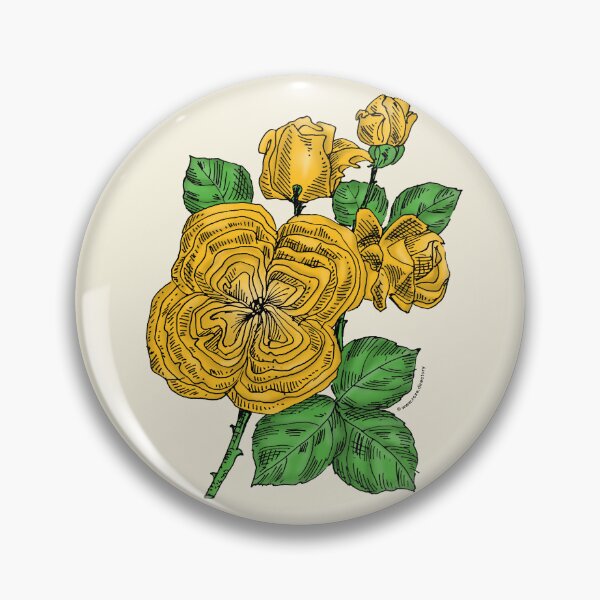 Item preview, Yellow Quartered Rose Bloom Full 26-40 Petals In 3+ Rows designed and sold by Rachael Taylor.