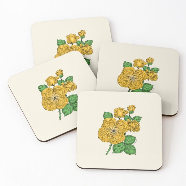 Item preview, Yellow Quartered Rose Bloom Full 26-40 Petals In 3+ Rows designed and sold by Rachael Taylor.