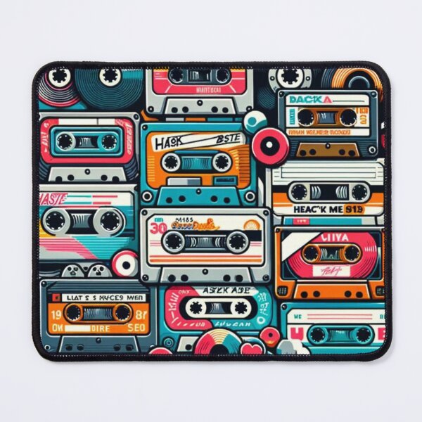 Aperçu de l'œuvre Collection de cassettes rétro créée et vendue par pixelpulsenyc.
