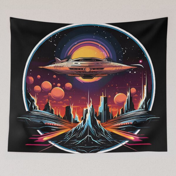 Item preview, “Futuristic journey through space: Modern epic” designed and sold by Art-Vortex-fr.