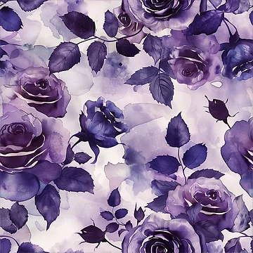 Artwork thumbnail, Purple Roses by Swags