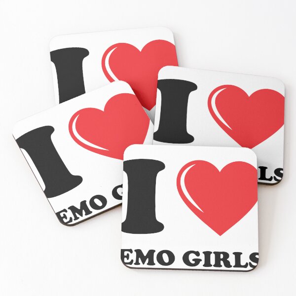 Item preview, I Love Emo Girls designed and sold by Heartface-Kidd.