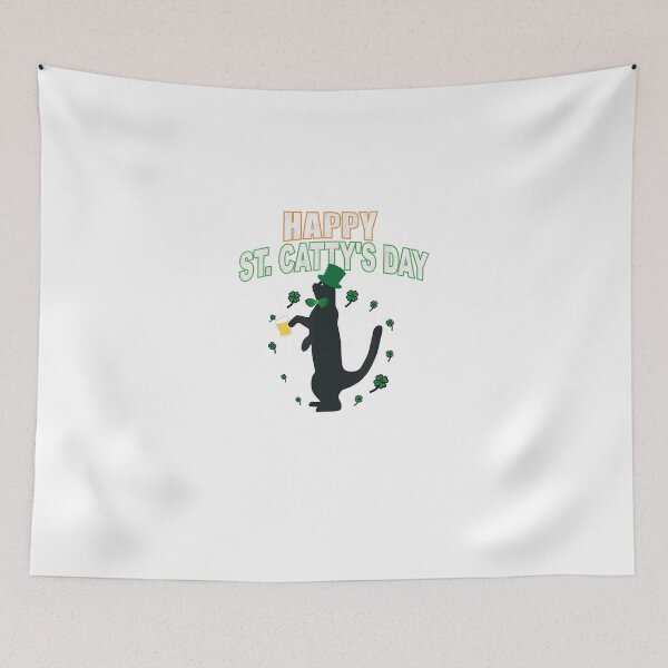 Item preview, Happy St Catty's Day Irish Kitten Cat Saint Patricks Day designed and sold by cwdwfrkeh.