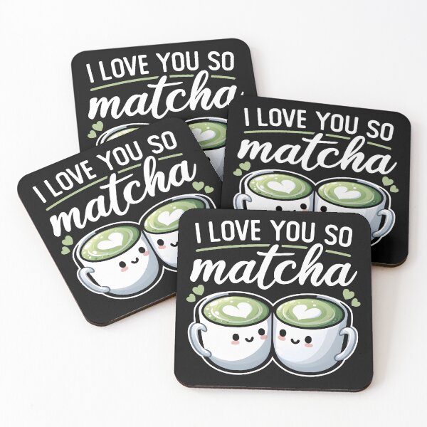 Item preview, I Love You So Matcha Funny Food Pun designed and sold by DetourShirts.