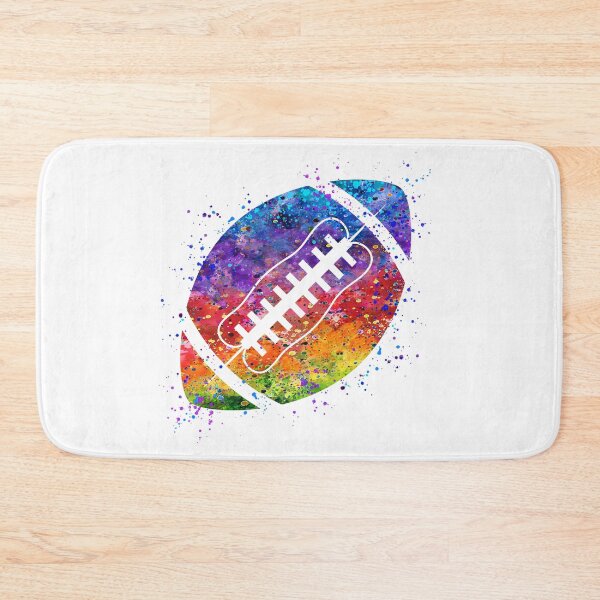 Item preview, Dynamic American Football Ball Watercolor designed and sold by LotusGifts.