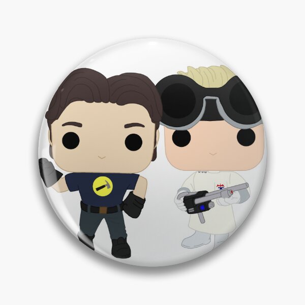 Item preview, Doctor Horrible and Captain Hammer funko pop graphic designed and sold by GreenDragon19.
