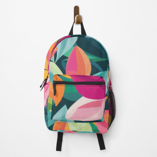 Item preview, Bold colourful tropical floral print in pink, yellow & green. designed and sold by PrettyPinkSkies.