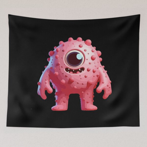 Item preview, Pink Monster designed and sold by DesignAFind.