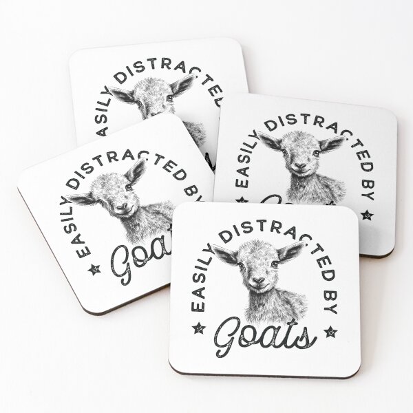 Item preview, Easily Distracted by Goats Cute Baby Goat designed and sold by darkskydelights.