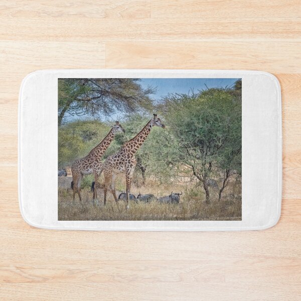 Item preview, Giraffes Graze With Wildlife designed and sold by vagabondgal.