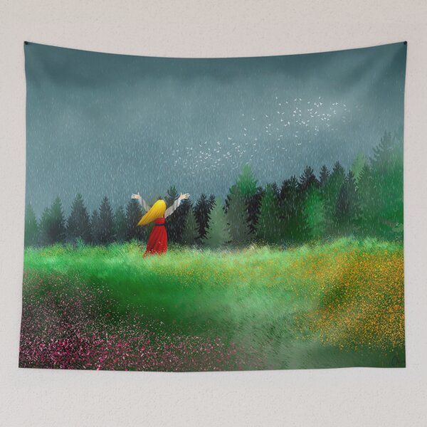 Item preview, Spring Rain Shower designed and sold by Claire-Sesker.