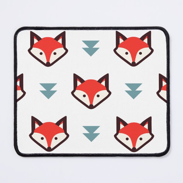 Item preview, Seamless pattern of fox faces designed and sold by Crisfloresarts.